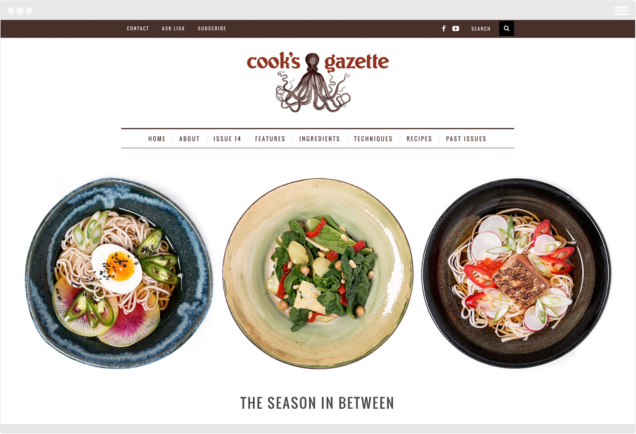 Cook's Gazette website